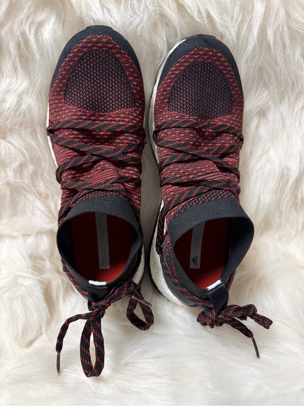 Women’s Stella McCartney Adidas Sneakers- Red & Black